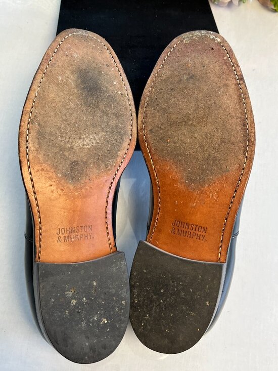 Johnston & Murphy Men’s Black Cap Toe Oxford Dress Shoes Size 9 main image 9